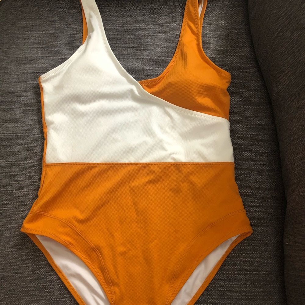 Cupshe One Piece Color-block Swim Suit - Size XL